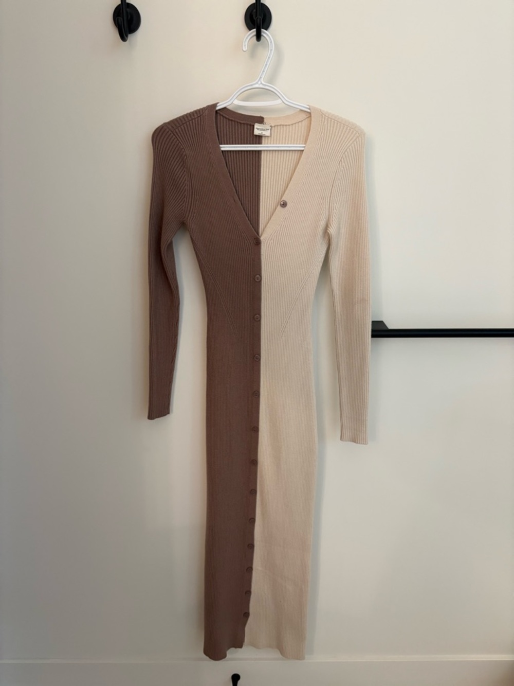Abercrombie Two-Tone Button-Front Dress